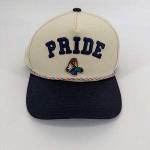 Boston Red Sox Pride Night Rainbow Snapback Rope Hat (Fenway Park SGA 6/9/2025)